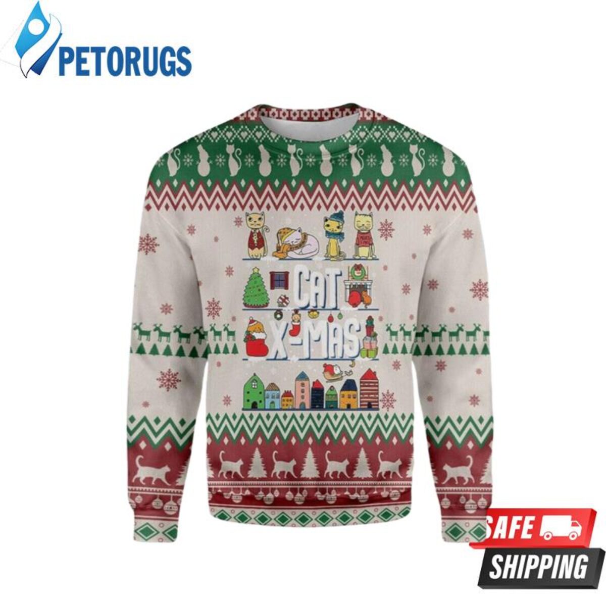 MLB Ugly Christmas Sweater - Peto Rugs