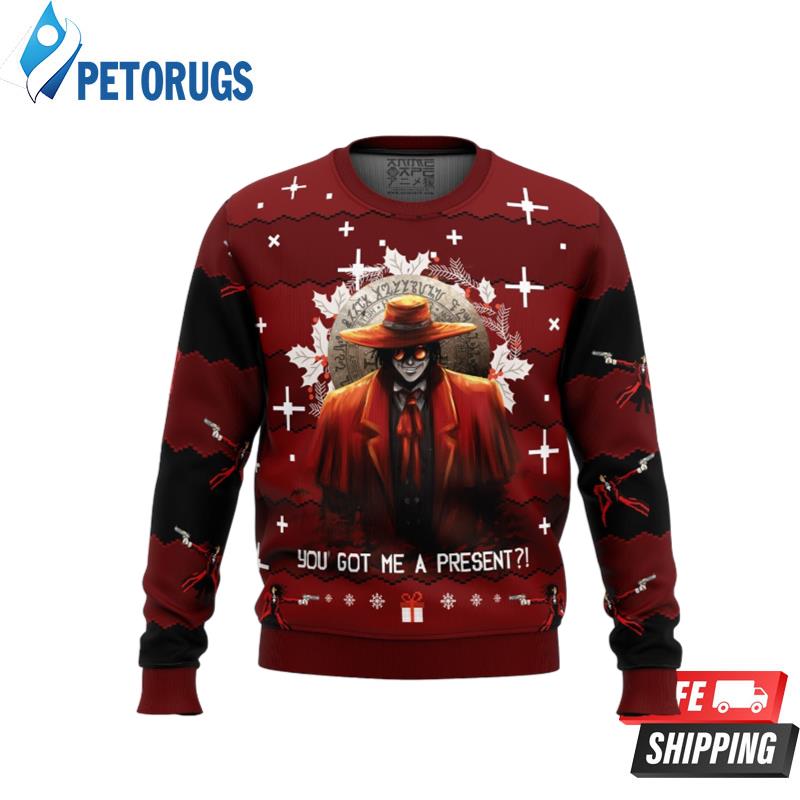 Alucard Hellsing Ugly Christmas Sweaters