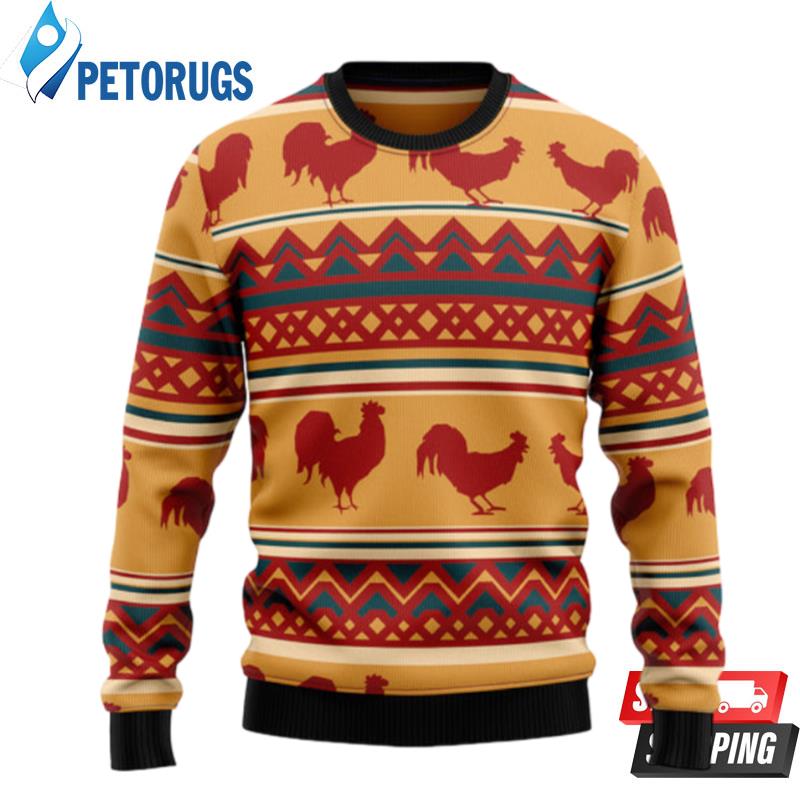 Amazing Chicken Ugly Christmas Sweaters