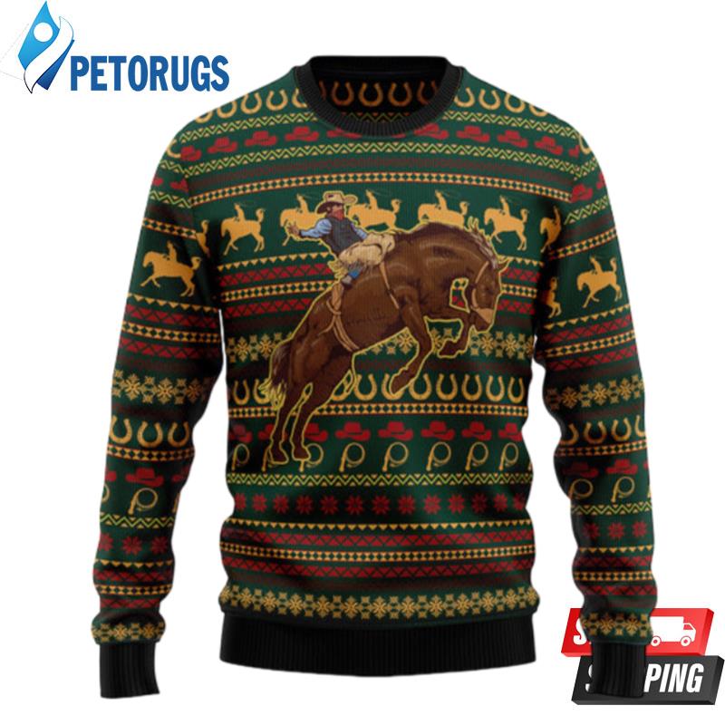 Amazing Cowboy Ugly Christmas Sweaters