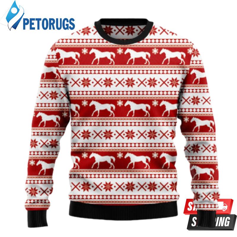 Amazing Horse Ugly Christmas Sweaters