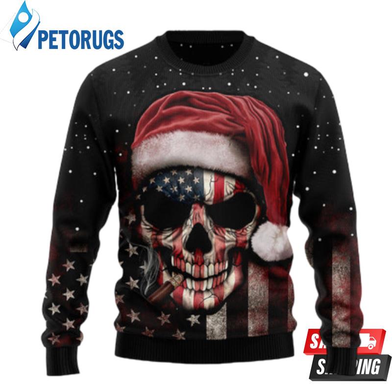 Amazing Skull Christmas Ugly Christmas Sweaters