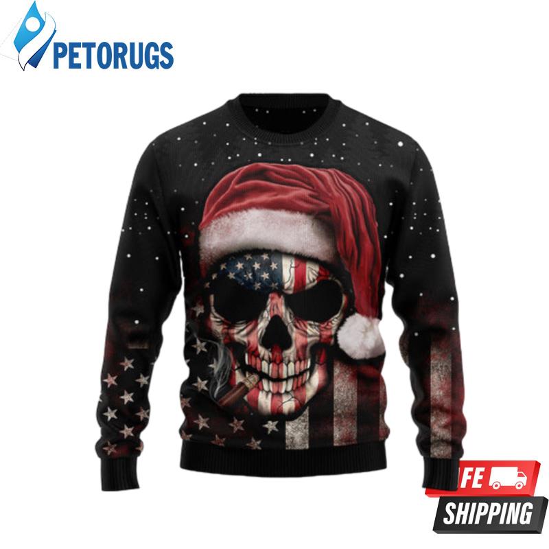 Amazing Skull Christmas Ugly Christmas Sweaters