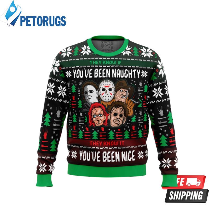 An Ugly Slasher Horror Movie Ugly Christmas Sweaters
