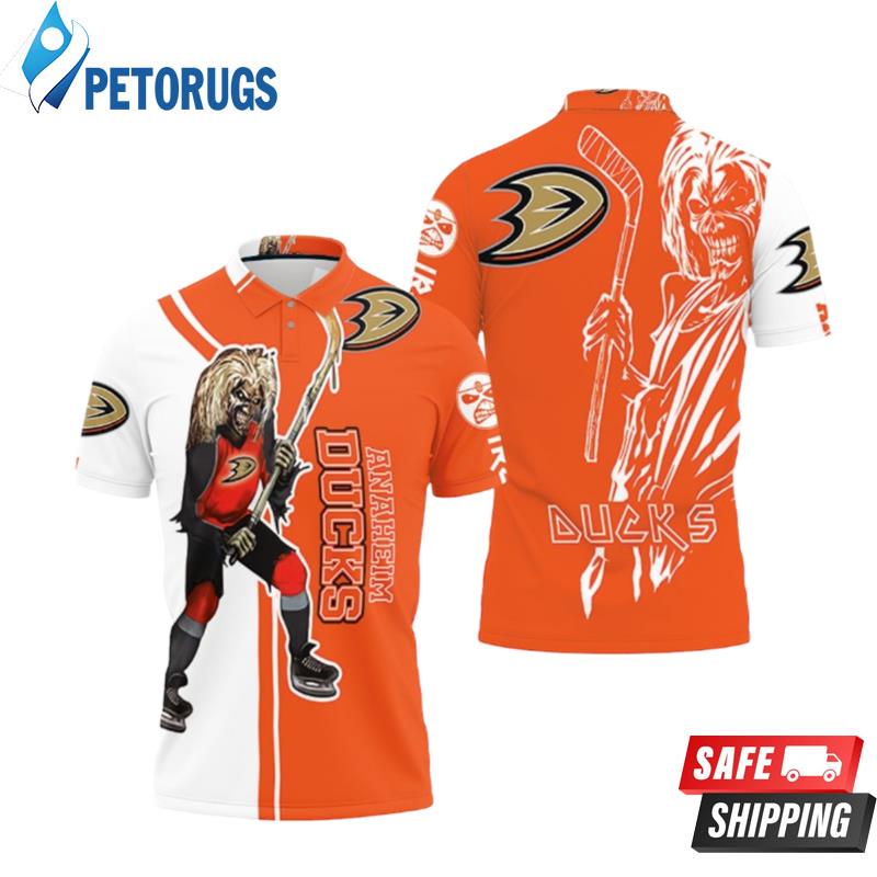 Anaheim Ducks And Zombie For Fans Polo Shirts