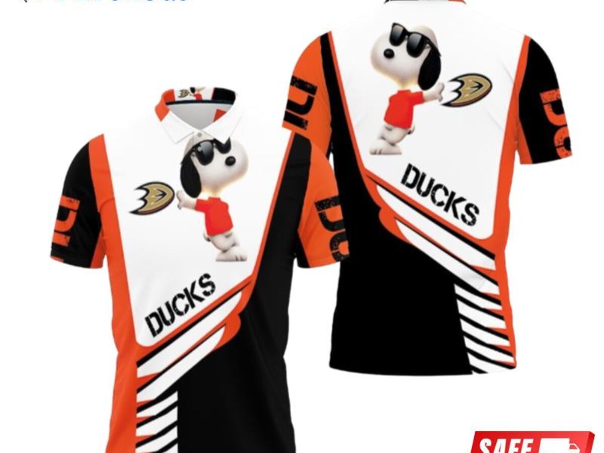 Anaheim Ducks Nhl Fans Skull 2 Polo Shirts - Peto Rugs