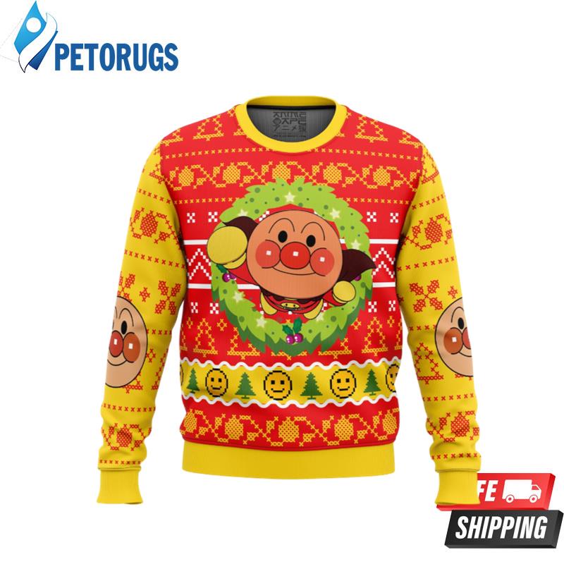 Anpanman Ugly Christmas Sweaters