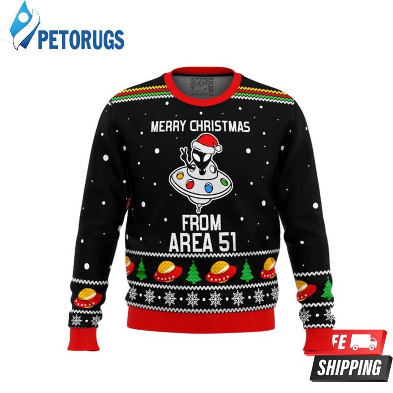 Area 51 Aliens Ugly Christmas Sweaters