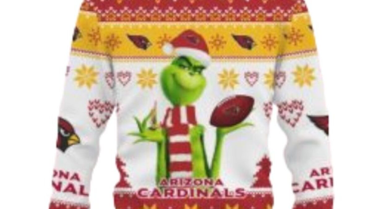 Arizona Cardinals 3D Printed Ugly Christmas Sweater