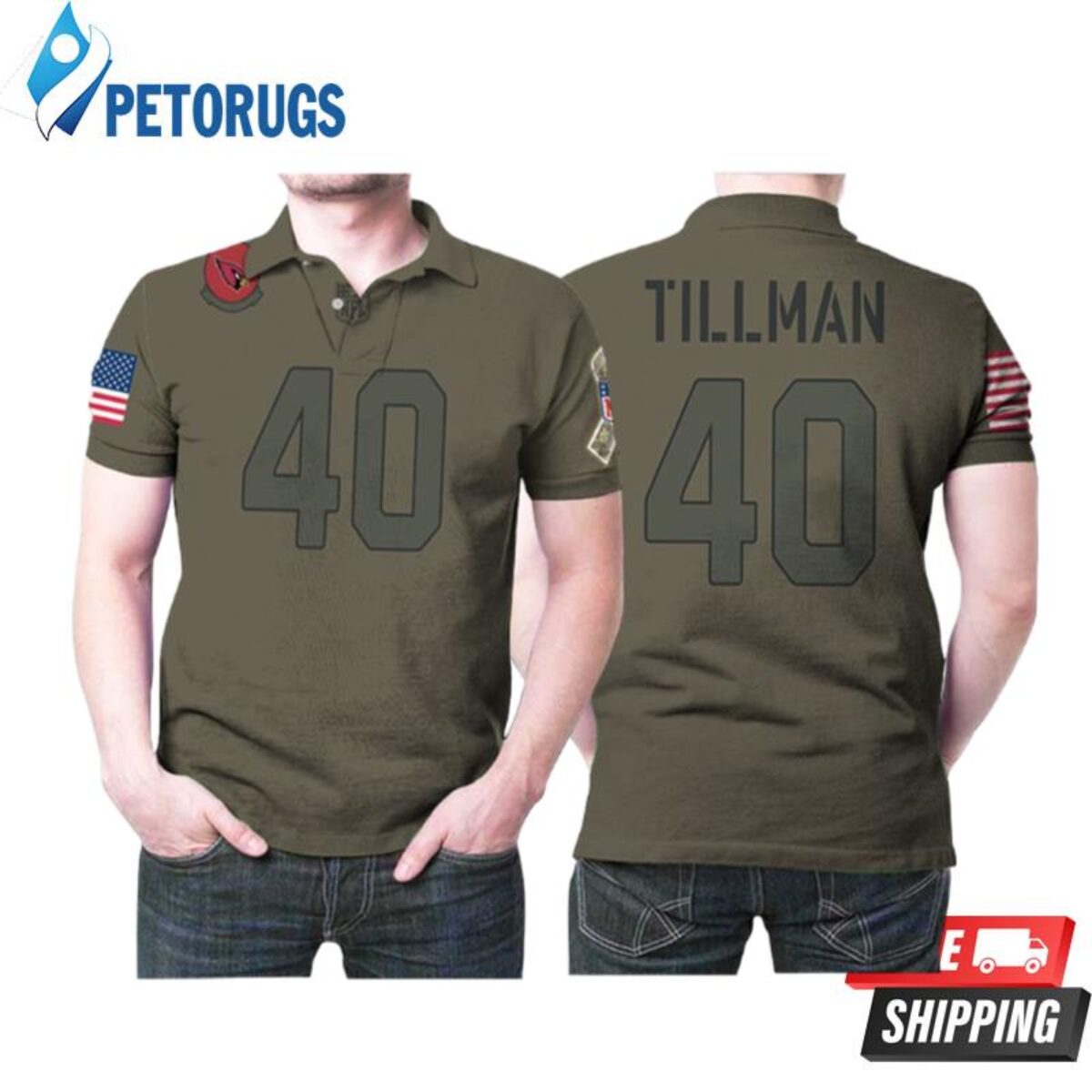 Arizona Cardinals Pat Tillman #40 Great Player Nfl Camo 2019