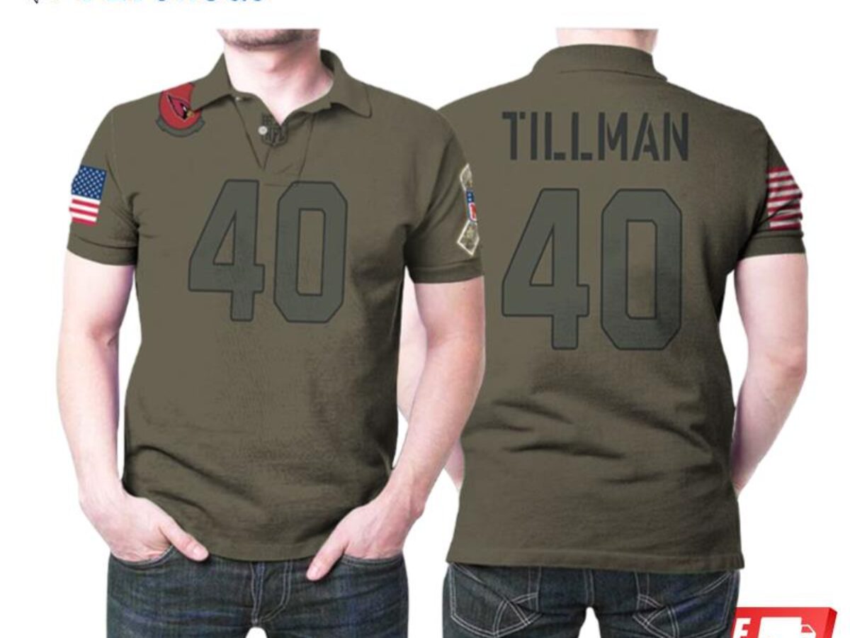 Arizona Cardinals Pat Tillman Salute to Service Camo Jersey Size M