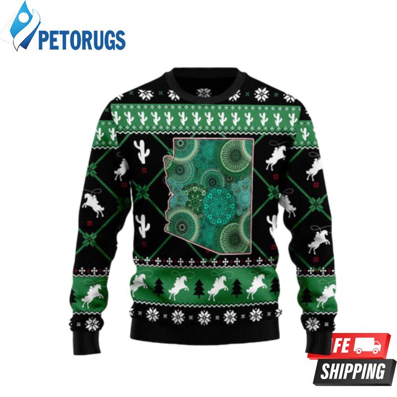 Arizona Usa Symbols Pattern Ugly Christmas Sweaters