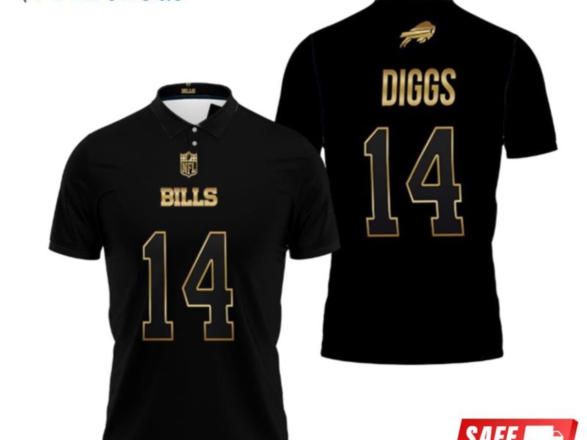 Buffalo Bills Stefon Diggs 14 White Jersey Inspired Style 3D T Shirt in  2023