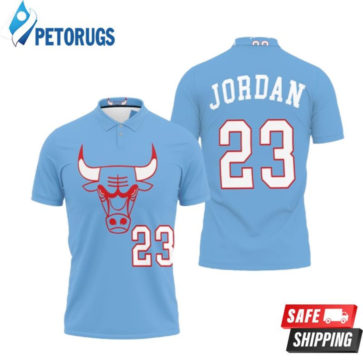 Chicago Bulls Michael Jordan 23 Legend Forever Nba Basketball Team Logo For  Bulls Fans 1 Polo Shirts - Peto Rugs