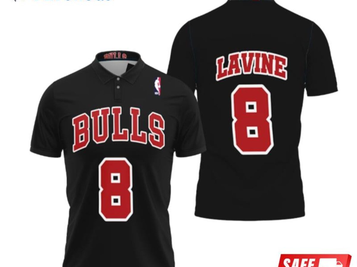 Art Chicago Bulls Zach Lavine #8 Nba Great Player Throwback Black Style  Polo Shirts - Peto Rugs