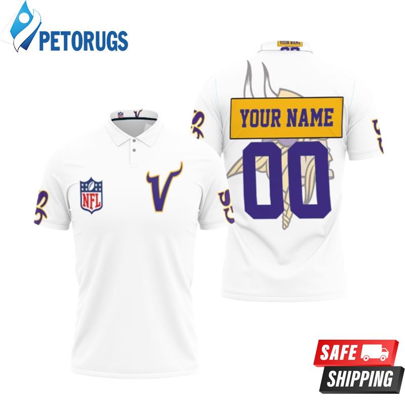 Minnesota Vikings Personalized Name And Number NFL 3D Baseball Jersey Shirt  For Fans