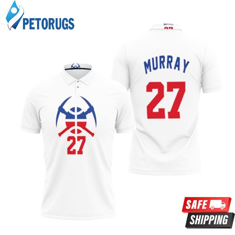 Art Nuggets Jamal Murray 2020-21 Earned Edition White Inspired Polo Shirts