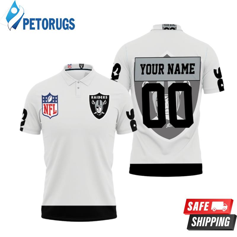 Art Oakland Raiders Nfl Personalized Polo Shirts