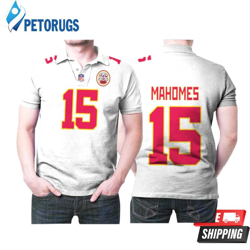 Art Patrick Mahomes 15 Kansas City Chiefs Legend Polo Shirts