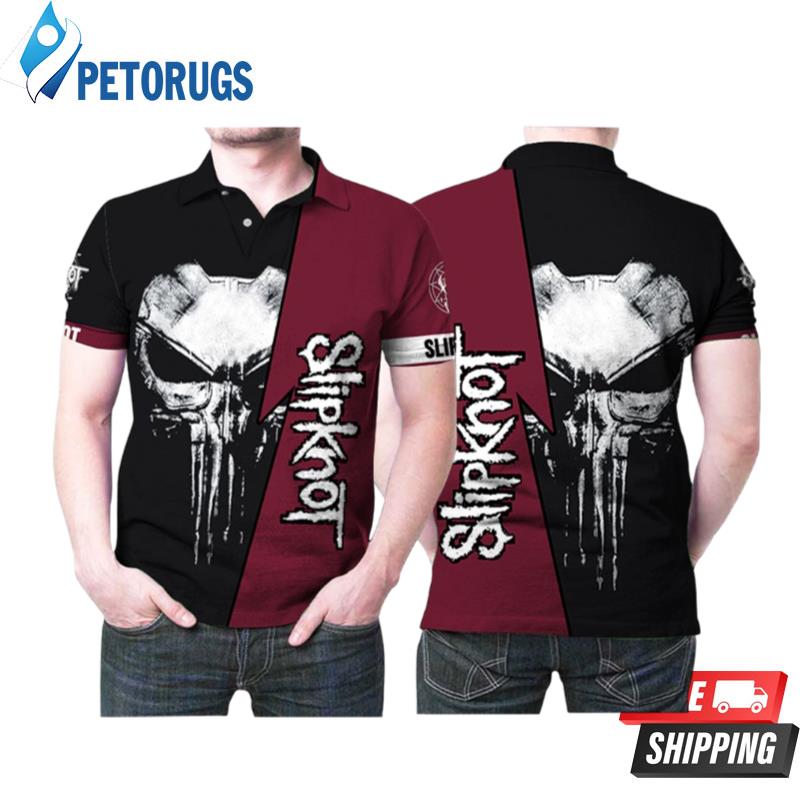 Art Slipknot Punisher Skull Logo Polo Shirts