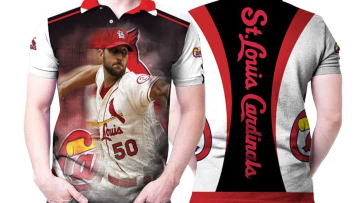Art St Louis Cardinals Adam Wainwright 50 Great Player Mlb Baseball Team  Polo Shirts - Peto Rugs