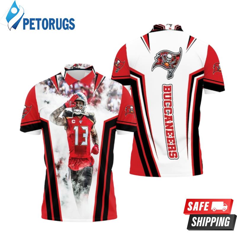 Art Tampa Bay Buccaneers Mike Evans 13 Super Bowl Champions Polo Shirts