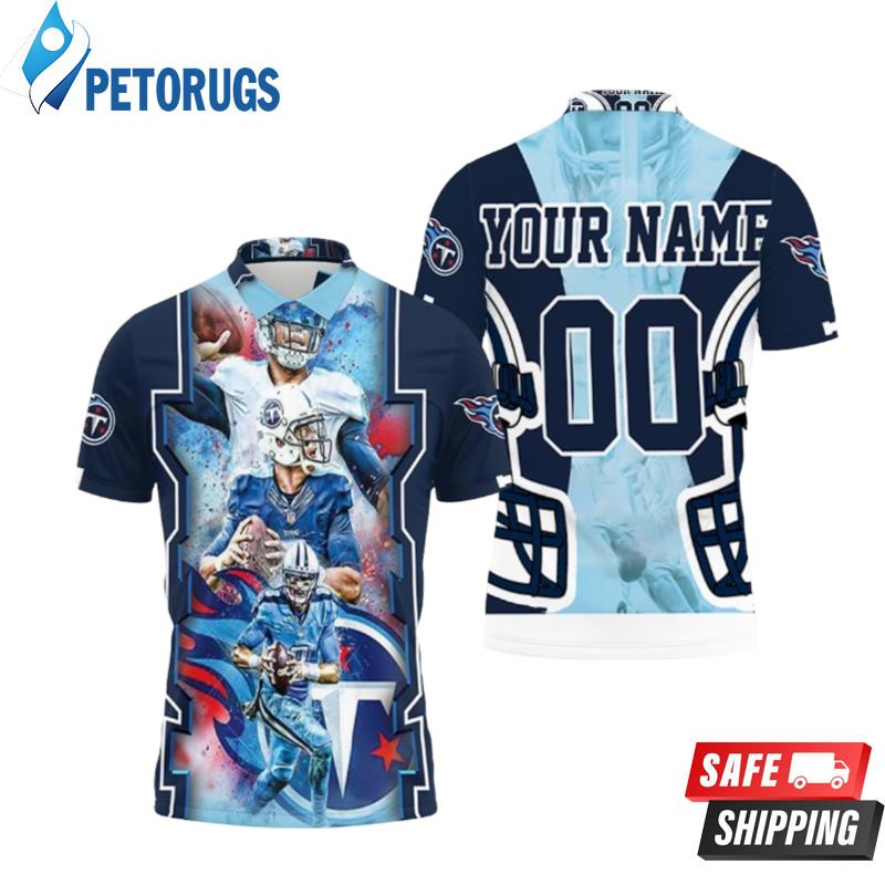 Lava Skull Tennessee Titans Personalized Polo Shirts - Peto Rugs