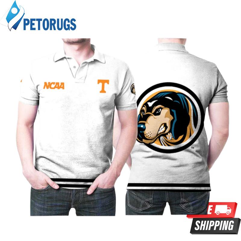 Art Tennessee Volunteers Ncaa Classic White With Mascot Logo Polo Shirts