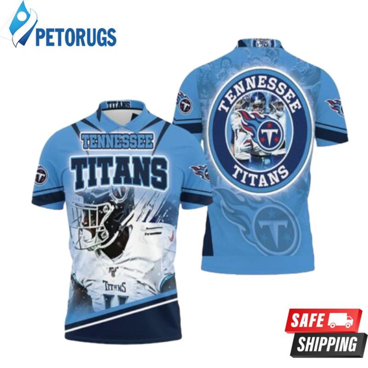 Art Tennessee Titans Afc South Division Super Bowl 2021 Polo Shirts - Peto  Rugs