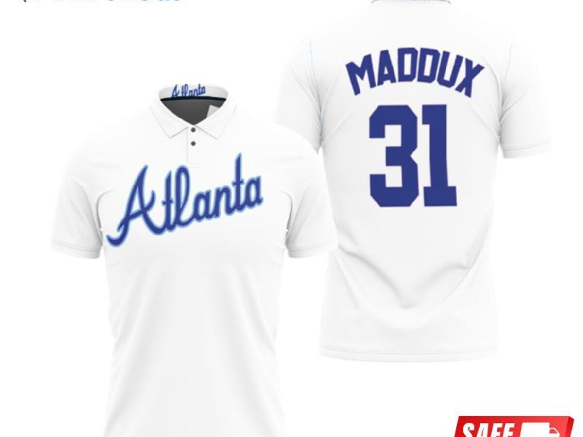 Vintage Atlanta Braves #31 Maddux MLB Baseball Jersey