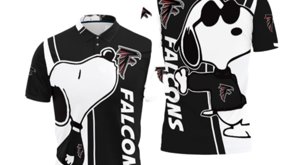 Atlanta Falcons Snoopy Lover Printed Polo Shirts - Peto Rugs