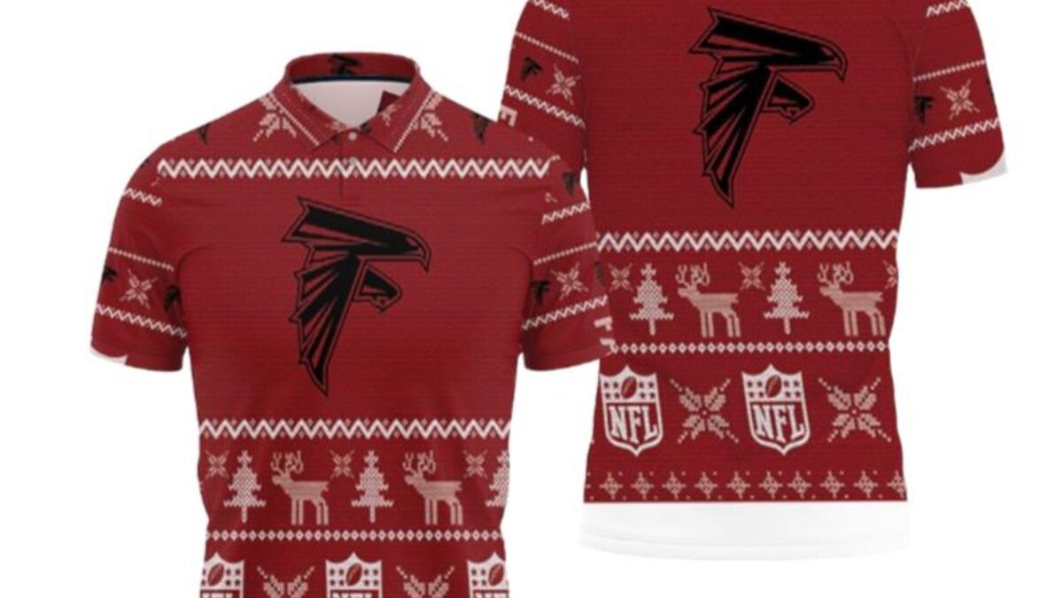 NFL Ugly Sweater XMAS Knit Sweater - Atlanta Falcons