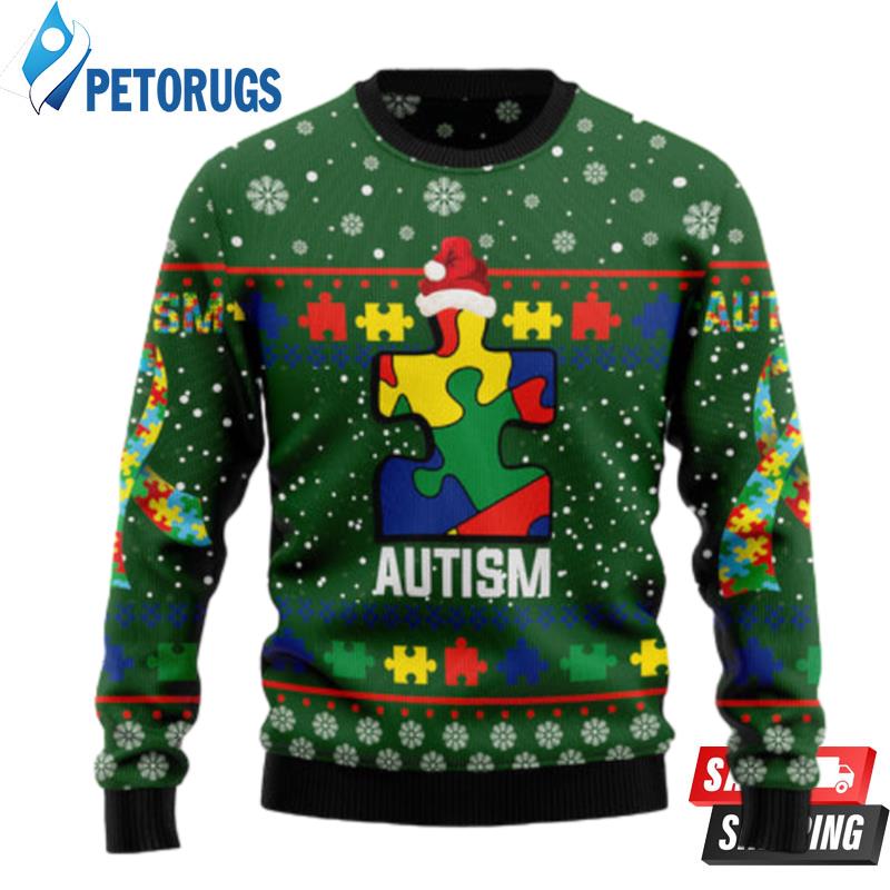 Autism D1011 Ugly Christmas Sweater Ugly Christmas Sweaters