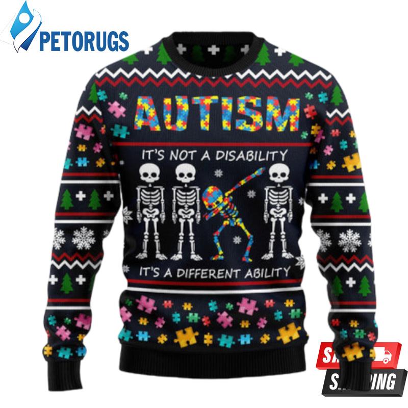 Autism Different Ugly Christmas Sweaters