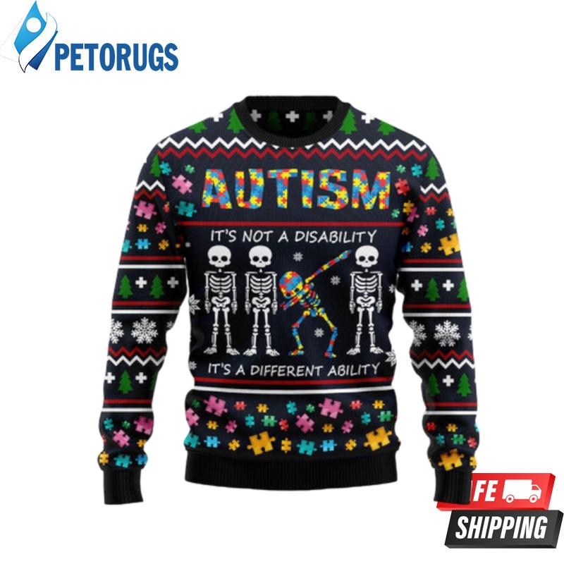 Autism Different Ugly Christmas Sweaters