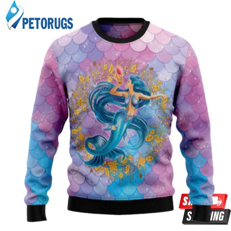 Awesome Mermaid Ugly Christmas Sweaters