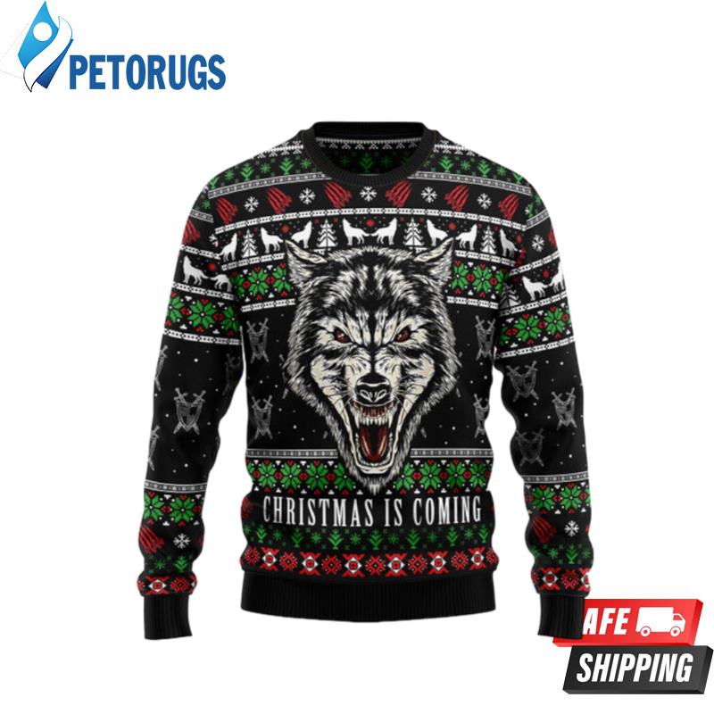 Awesome Wolf Ugly Christmas Sweaters