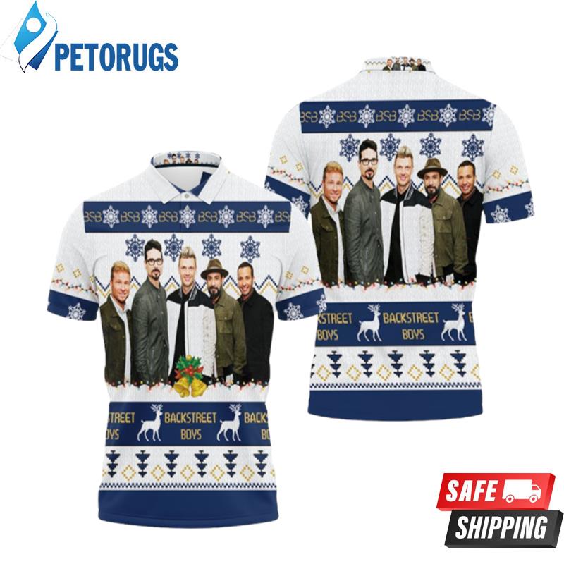 Backstreet Boys Christmas Knitting Pattern Fan 3 Polo Shirts