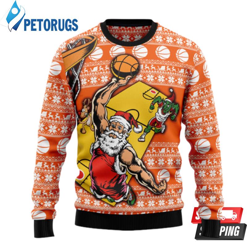 Basketball Ugly Christmas Sweaters