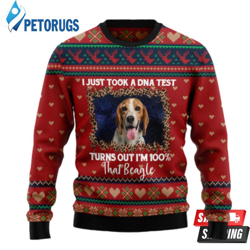 Beagle Dna Ugly Christmas Sweaters