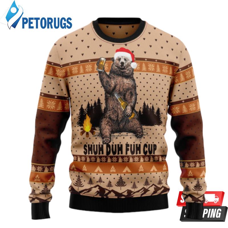 Bear Camping Christmas Ugly Christmas Sweaters