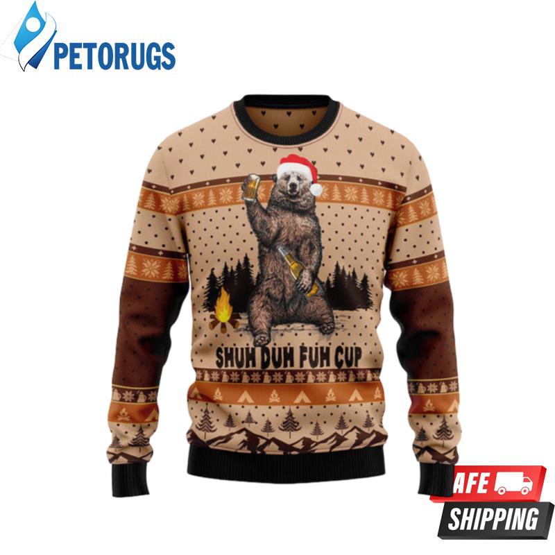 Bear Camping Christmas Ugly Christmas Sweaters