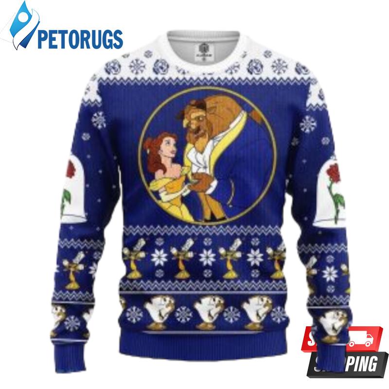 Beauty And The Beast Xmas Ugly Christmas Sweaters