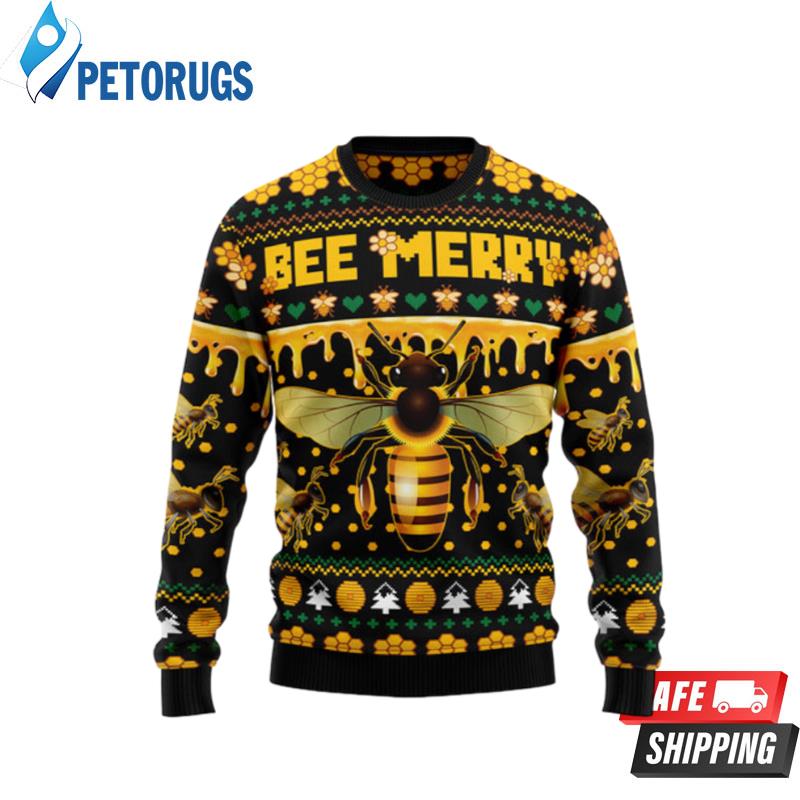 Bee Merry 1 Ugly Christmas Sweaters
