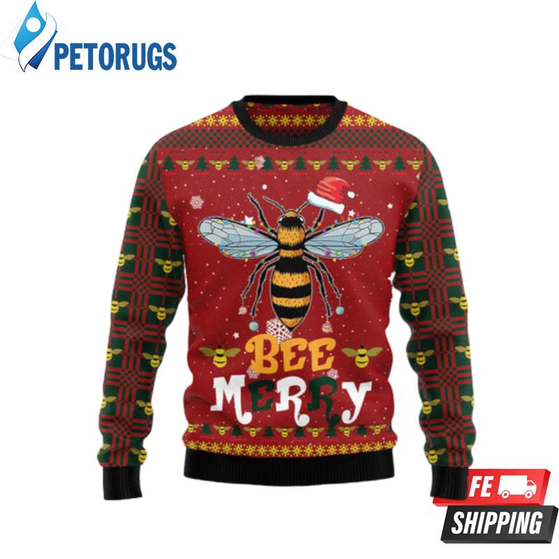 Bee Merry 2 Ugly Christmas Sweaters