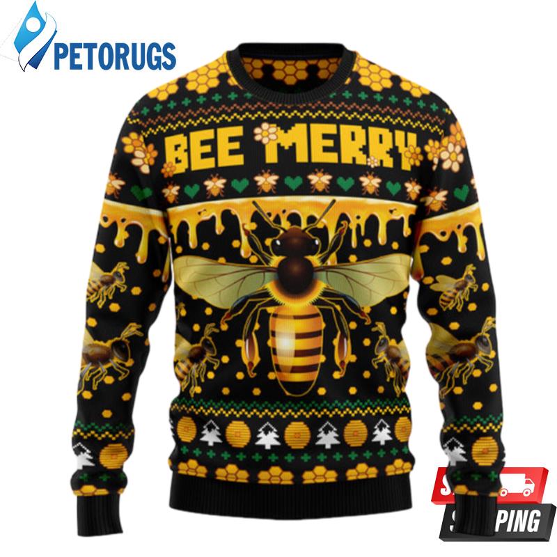 Bee Merry Ugly Christmas Sweaters