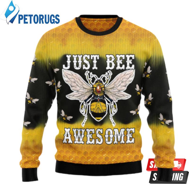 Bee Tie Dye Ugly Christmas Sweaters