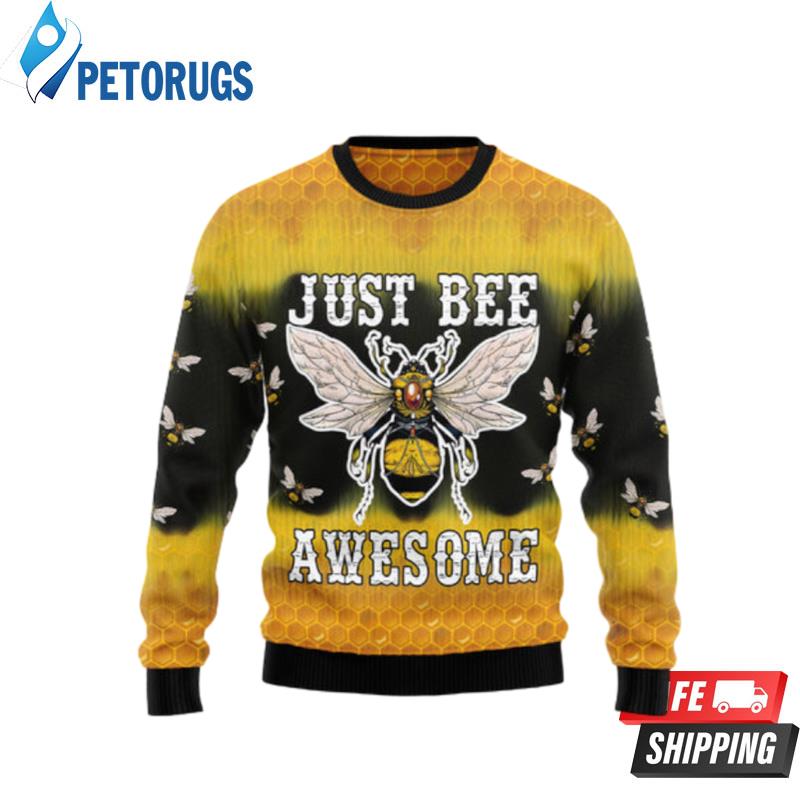 Bee Tie Dye Ugly Christmas Sweaters