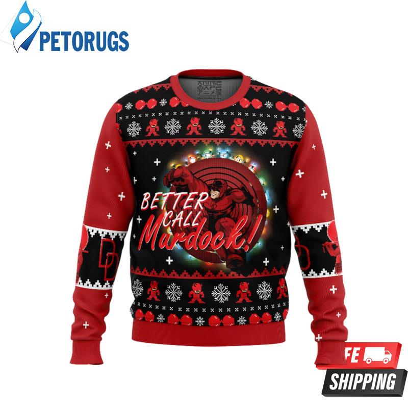 Better Call Murdock Daredevil Ugly Christmas Sweaters