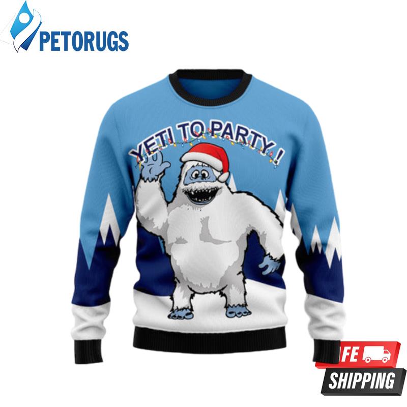 Bigfoot Party Ugly Christmas Sweaters